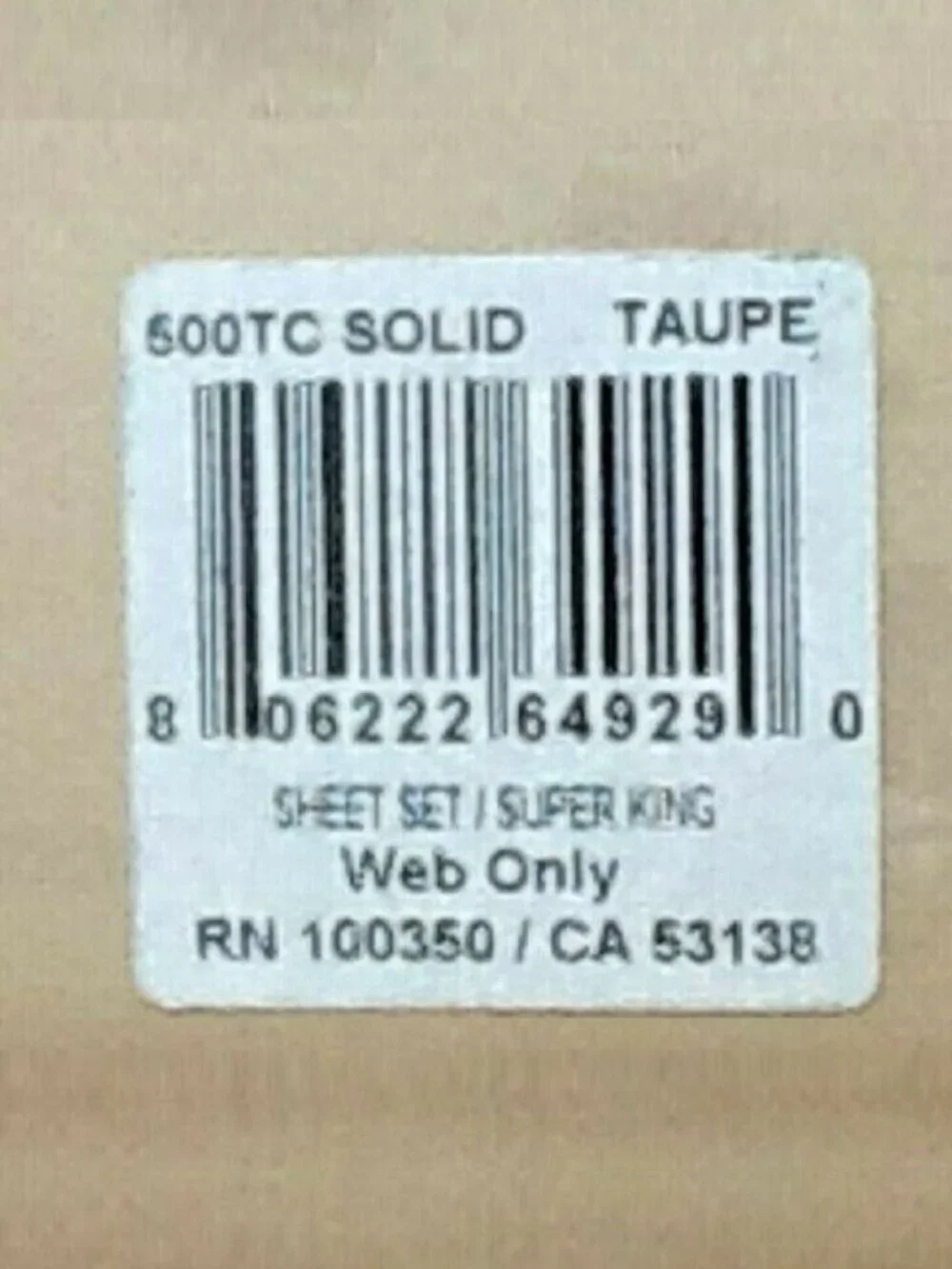 Size SUPER KING Wamsutta 500 Thread Count 100% Cotton Sateen-Weave Sheet Set